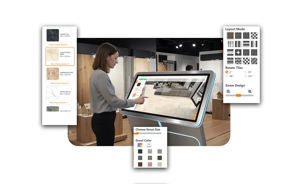 Interactive Sales with Kiosk and Web Integration