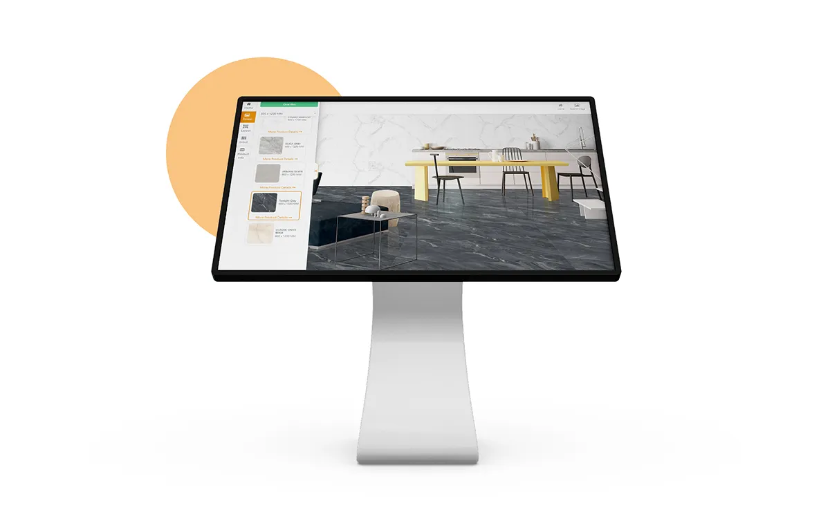 Real-Time Visualization with Interactive Kiosk