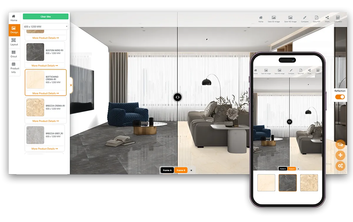 Compare Designs Effortlessly
