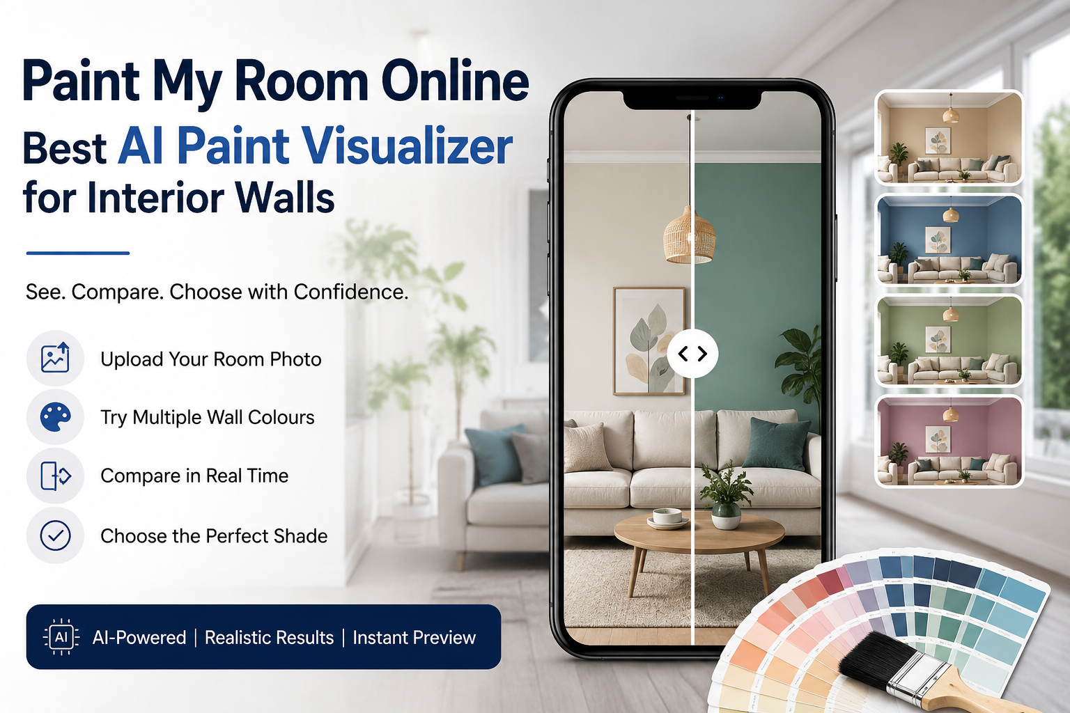 Paint My Room Online: Best AI Paint Visualizer for Interior Walls