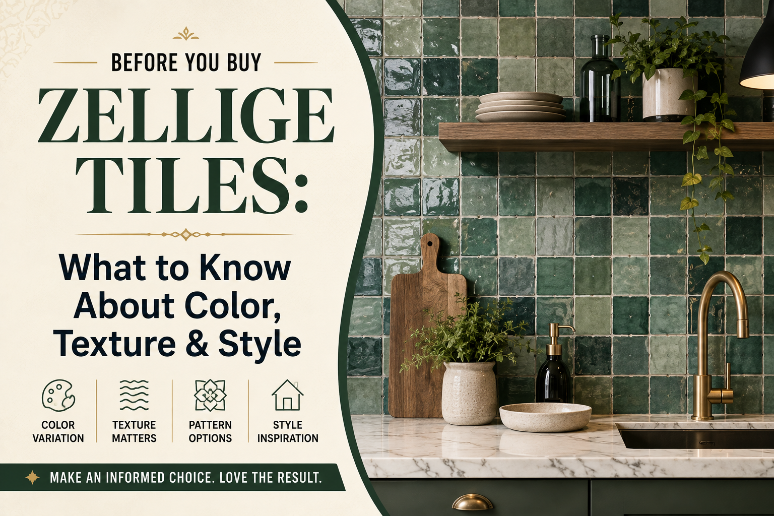 Before You Buy Zellige Tiles: What to Know About Color, Texture & Style
