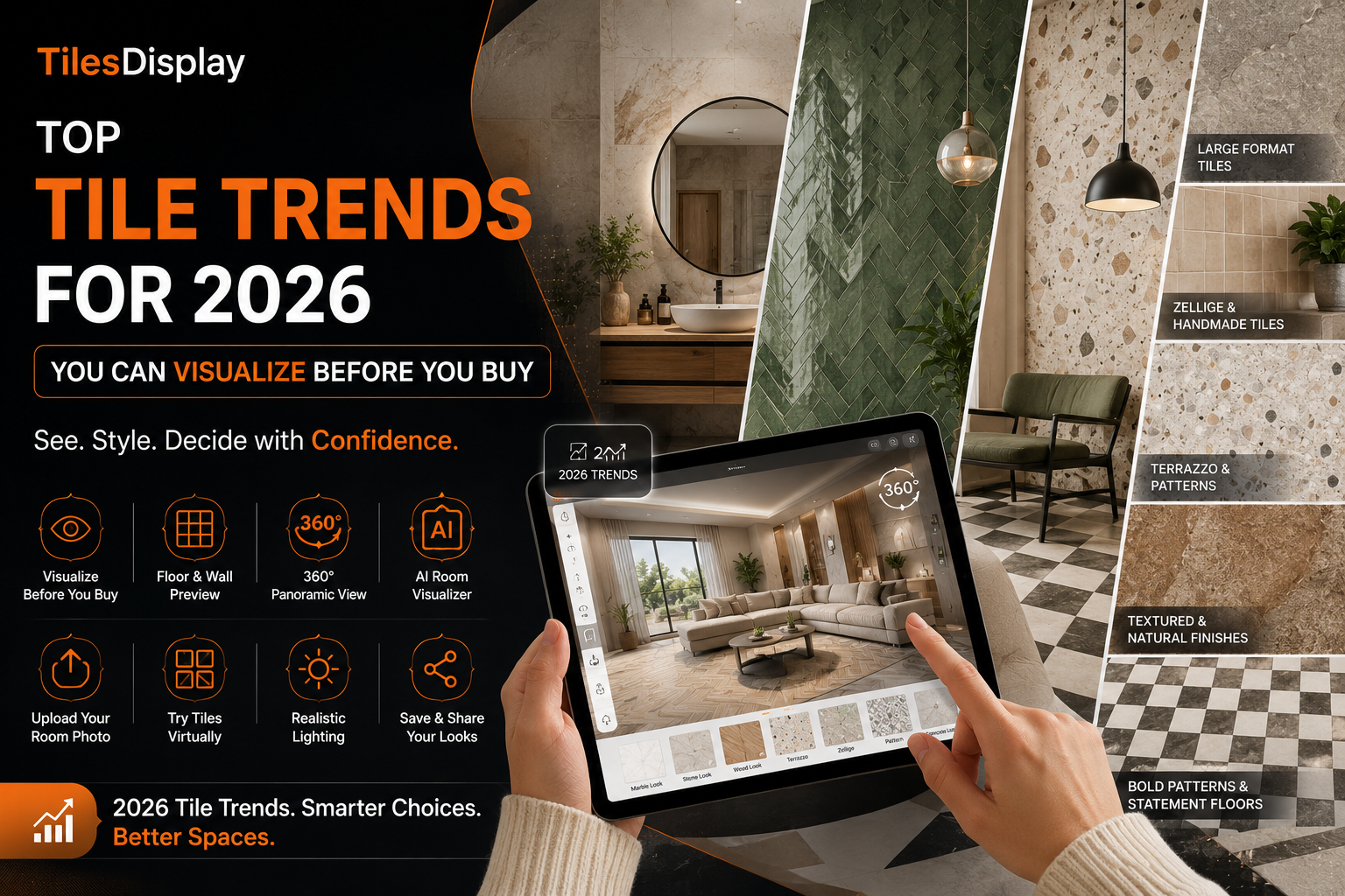 Top Tile Trends for 2026 You Can Visualize Before You Buy