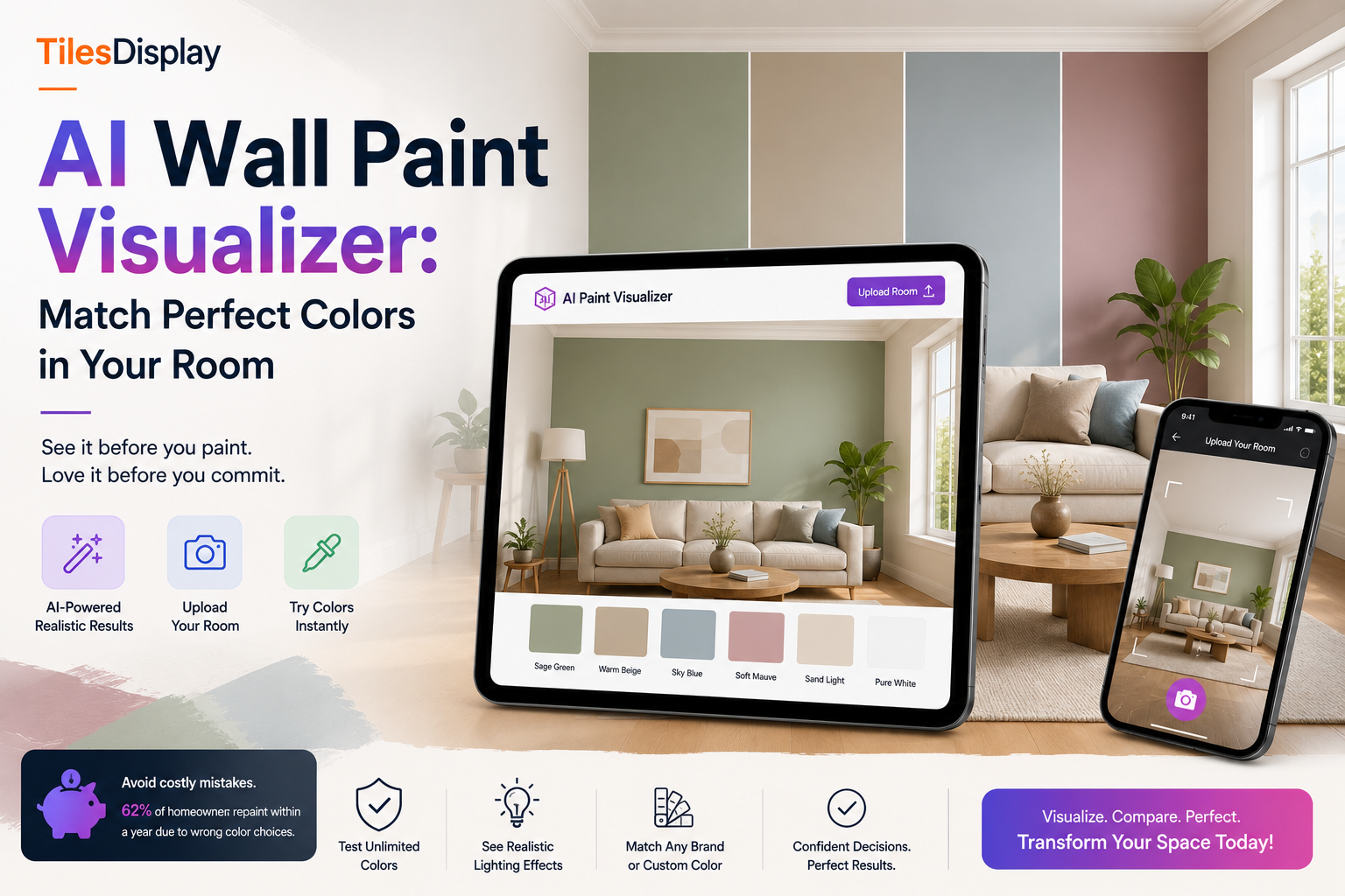 AI Wall Paint Visualizer: Match Perfect Colors in Your Room