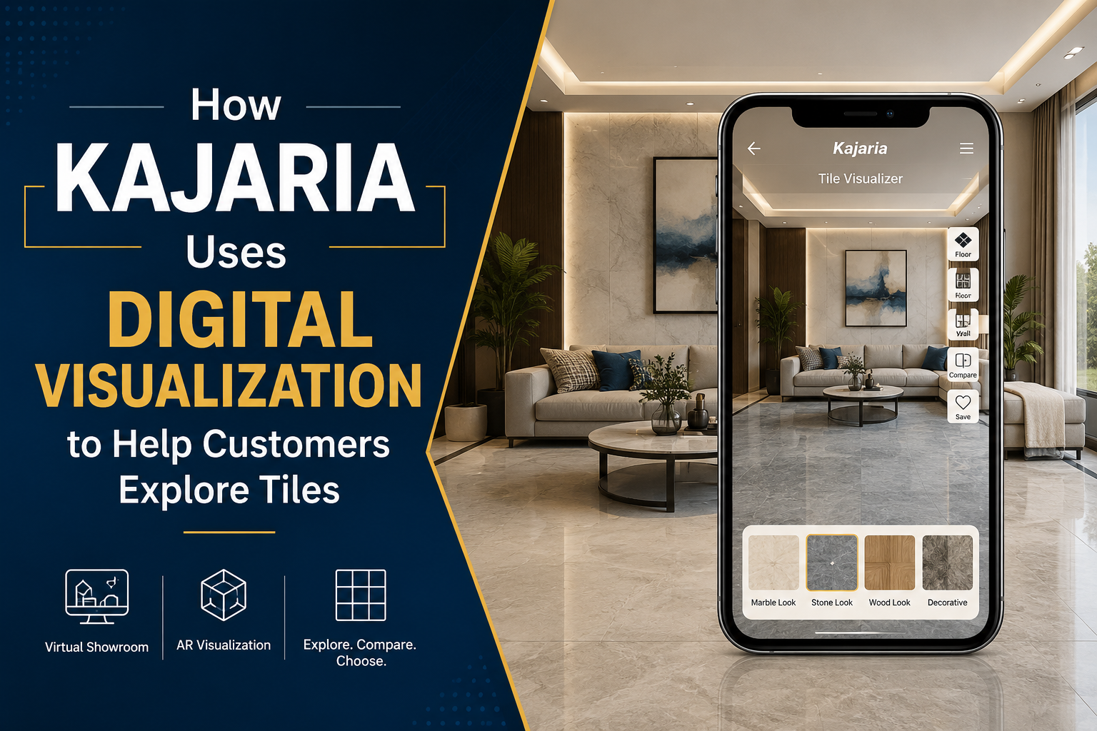 How Kajaria Uses Digital Visualization to Help Customers Explore Tiles