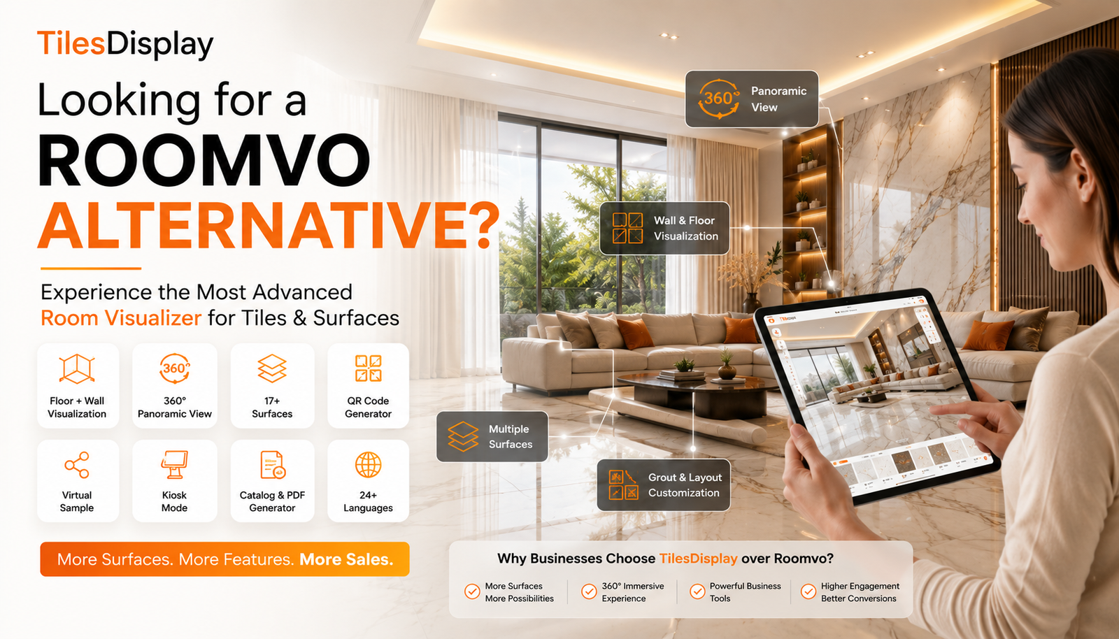 TilesDisplay vs Roomvo: Which Tile Visualizer Is Right for Your Business? 