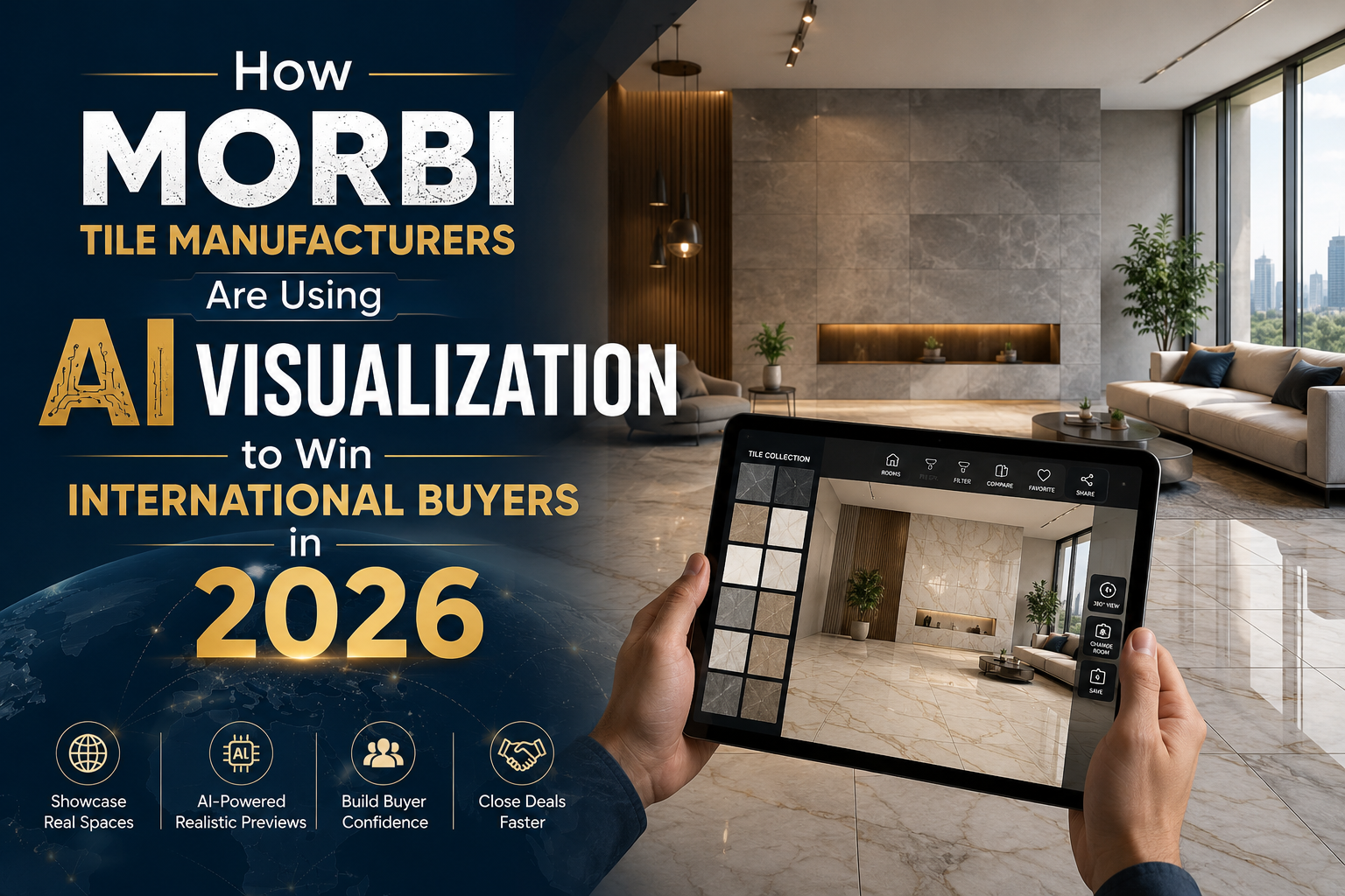 How Morbi Tile Manufacturers Are Using AI Visualization to Win International Buyers in 2026