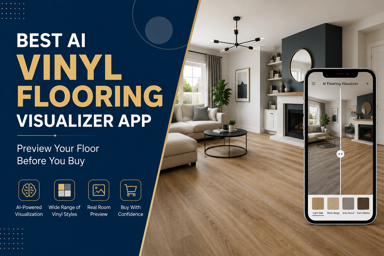 Best AI Vinyl Flooring Visualizer App: Preview Your Floor Before You Buy