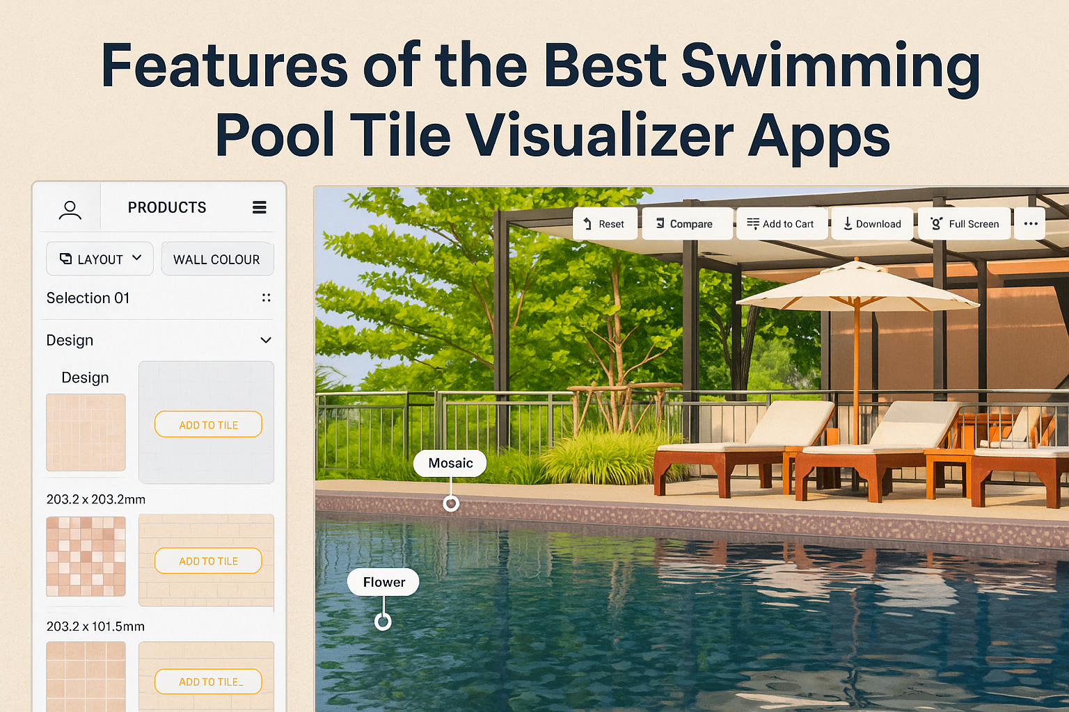 Features of the Best Swimming Pool Tile Visualizer Apps